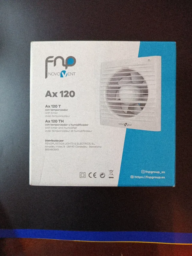 Extractor Fnp Ax 120 T con temporizador