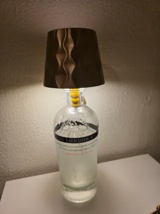 Lampada bottiglia gin London Dry