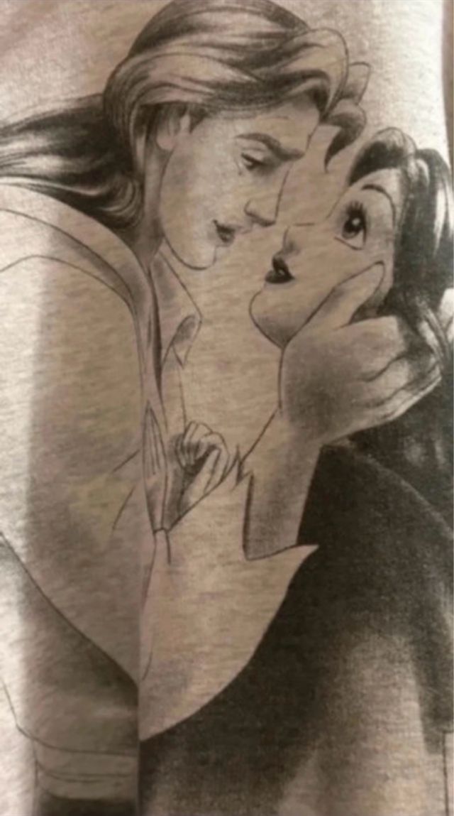 Felpa oversize Disney Bella e Bestia