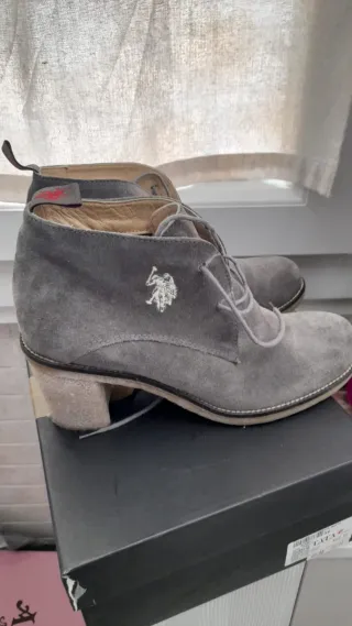 Stivaletti Polo Camoscio Grigio