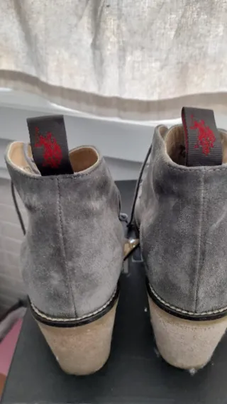 Stivaletti Polo Camoscio Grigio