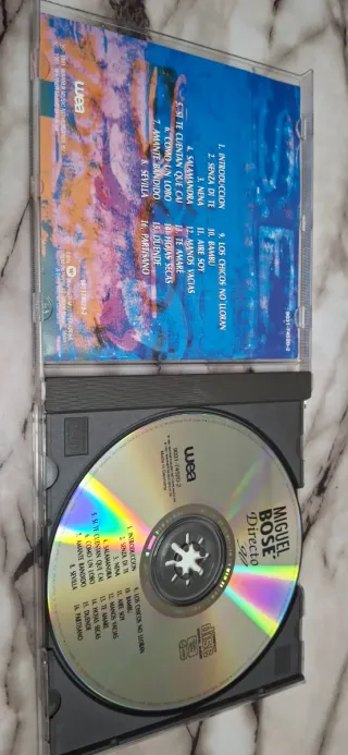 CD Miguel Bose Directo '90