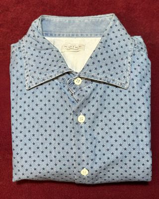 Camisa KOIKE estrellas azul