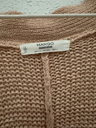 Mango Chaquetilla Talla Única Beige