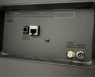 Televisión LG Negra