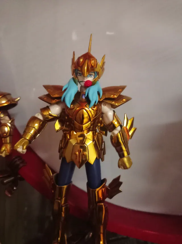 Caballero Zodiaco Piscis con Caja mith cloth
