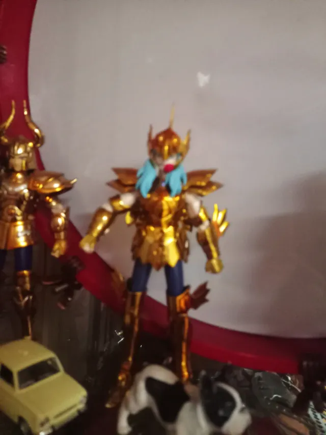 Caballero Zodiaco Piscis con Caja mith cloth
