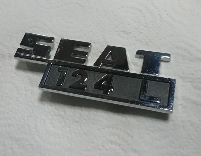 Anagrama Seat 124 L Nuevo Época Metálico