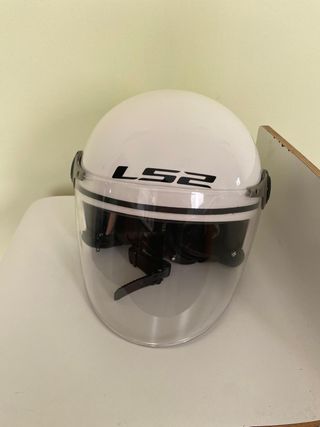 Casco Jet LS2 Blanco Talla L