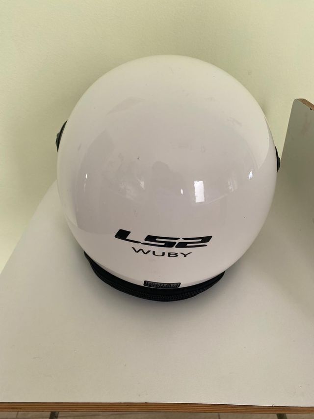Casco Jet LS2 Blanco Talla L