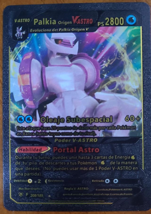 Carta Pokémon Palkia Origen V-ASTRO