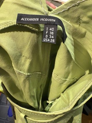 Pantalones Pirata Alexander McQueen Verdes
