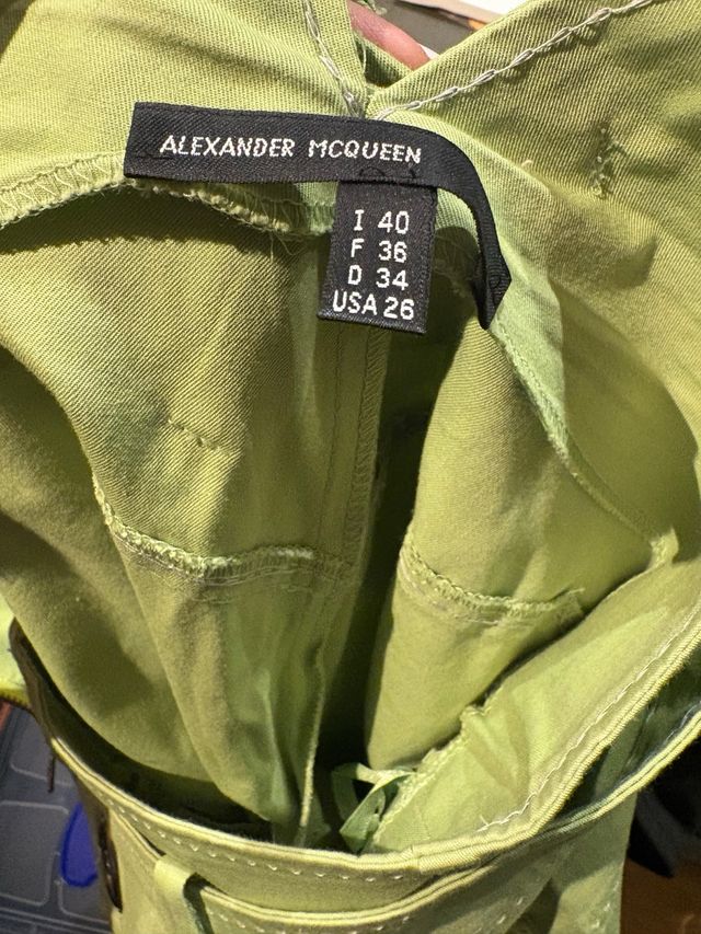 Pantalones Pirata Alexander McQueen Verdes