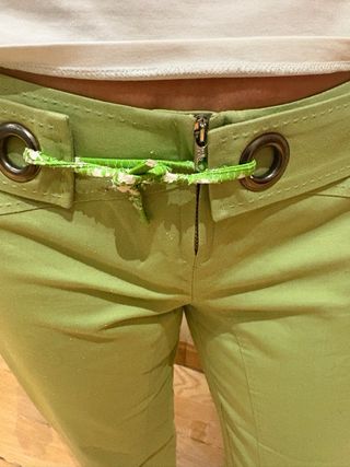 Pantalones Pirata Alexander McQueen Verdes