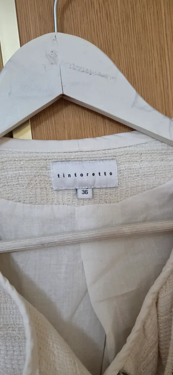 Chaqueta Tintoretto Talla S/36 Blanca