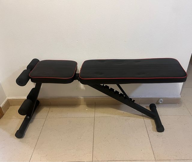 Banco de musculación plegable