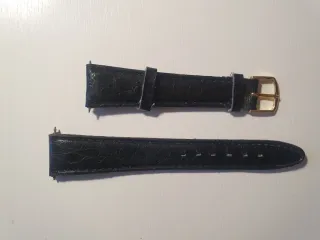 Cinturino Orologio Pelle Nero Vintage