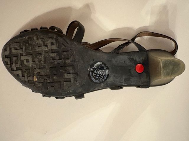 Sandalias Camper Negras tacón