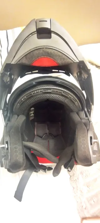 Casco Moto MOCOERL ( M )Negro + Funda de Scooter