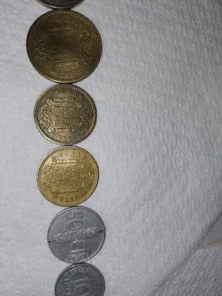 Lote de monedas antiguas