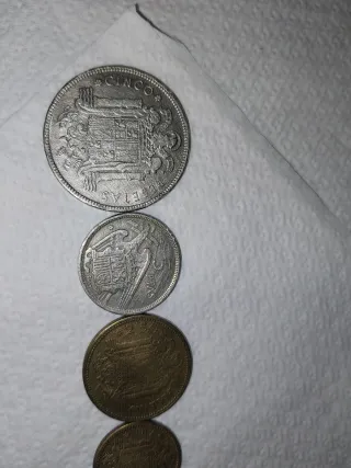 Lote de monedas antiguas