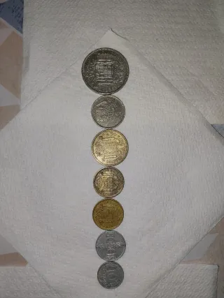 Lote de monedas antiguas