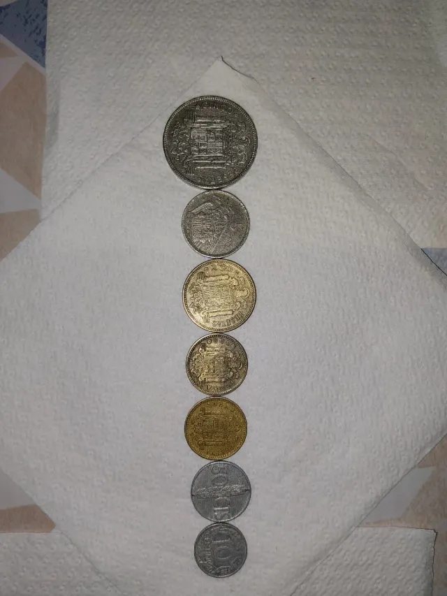 Lote de monedas antiguas