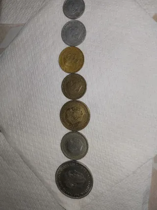 Lote de monedas antiguas