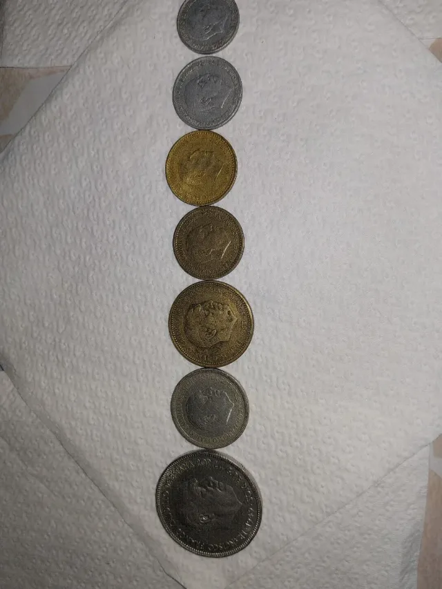 Lote de monedas antiguas