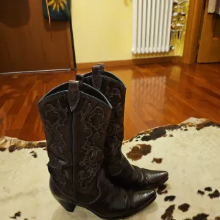 Stivali texani marroni