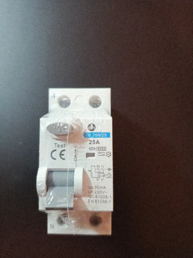 Interruptor Diferencial 25A DH 78.200/25