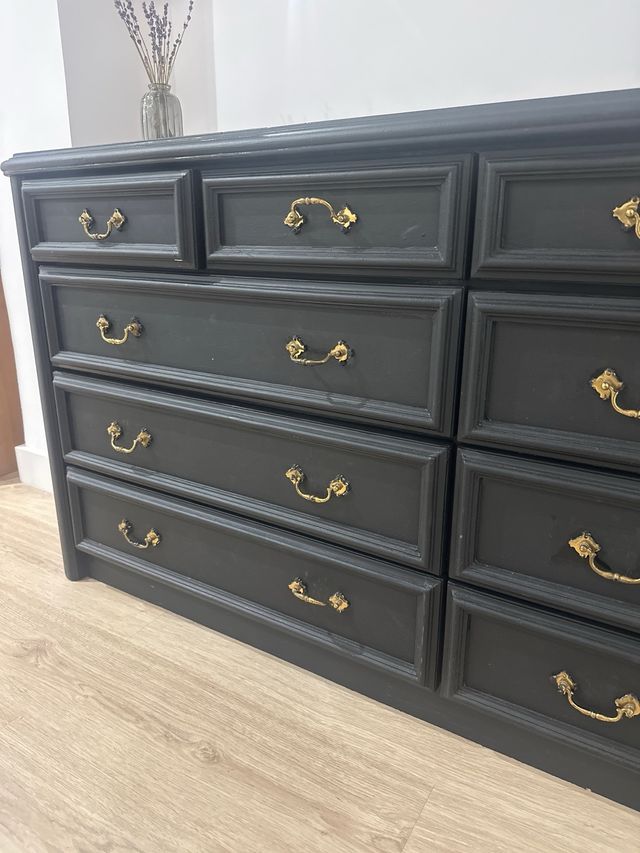 Cajonera Negra en Legno