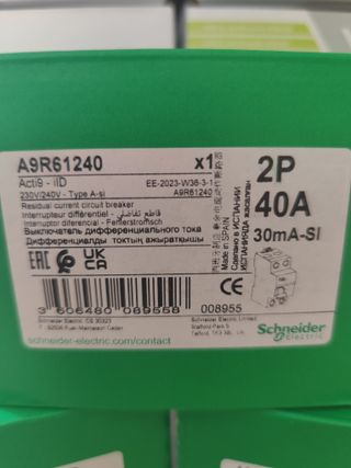 Diferencial 2p 40 super inmuzado A-si 40A