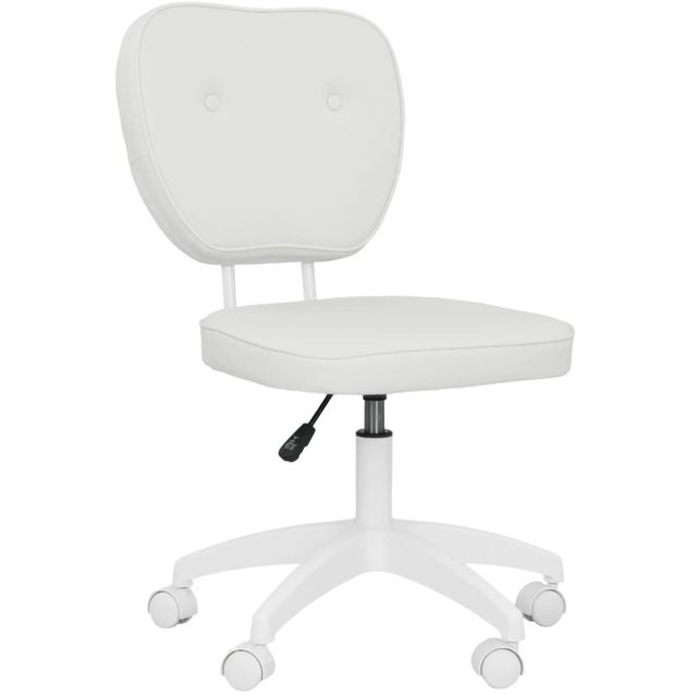 Silla de escritorio blanca