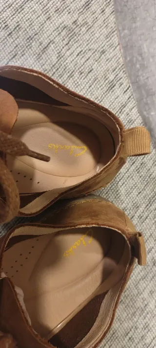 Zapatos Clarks Ante Camel Talla 37