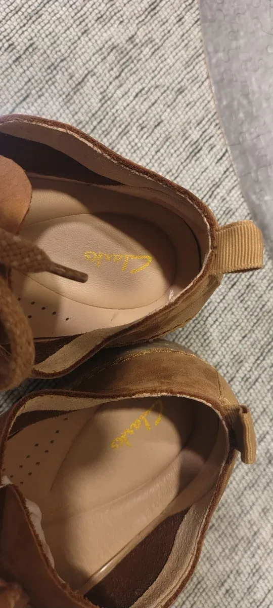 Zapatos Clarks Ante Camel Talla 37