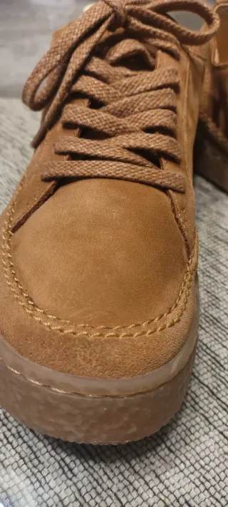 Zapatos Clarks Ante Camel Talla 37