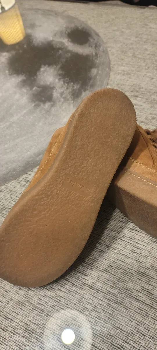 Zapatos Clarks Ante Camel Talla 37