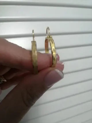 Pendientes Aro Oro 18k