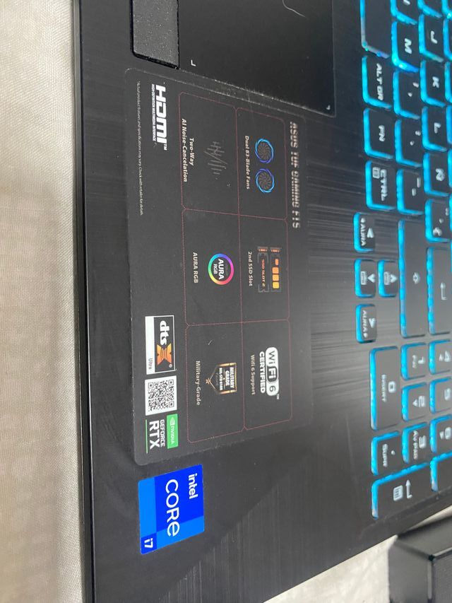 Portátil ASUS TUF F15