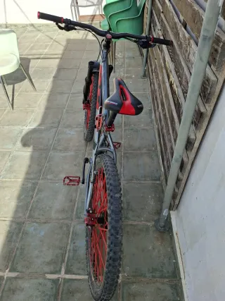 Bicicleta BH Gris y Roja 26
