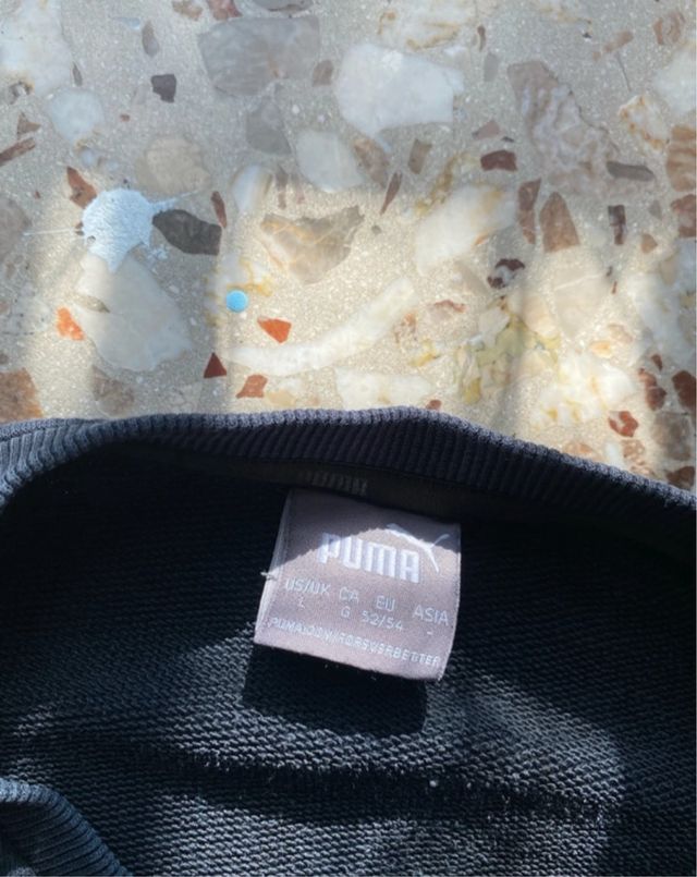 Felpa Puma Nera Taglia L