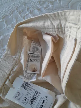 Lote 6 Pantalones Springfield Beige Talla M S L XX