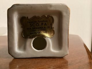 Soldatino Porcellana Bassano Ufficiale Highland