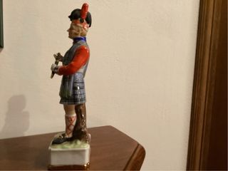 Soldatino Porcellana Bassano Ufficiale Highland