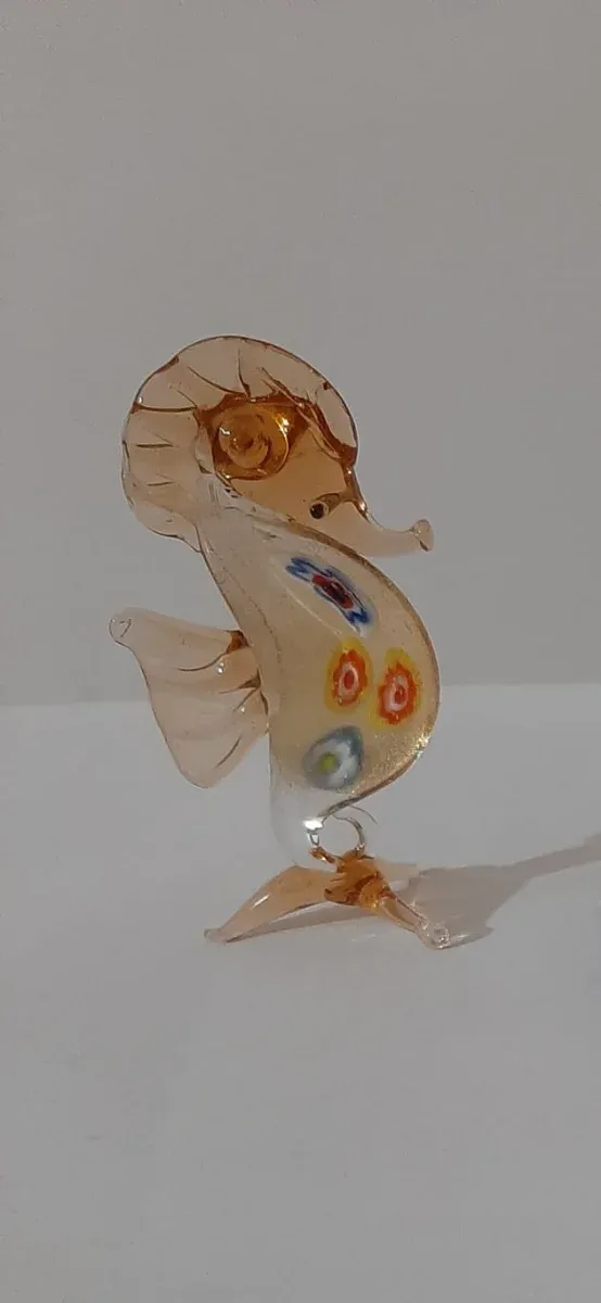 Cavalluccio Marino Vetro Murano Soffiato 8cm