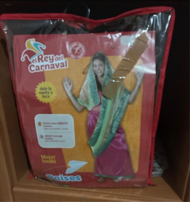 Disfraz Mujer Hindú El Rey del Carnaval
