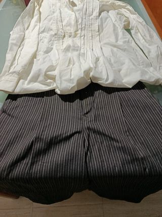 Traje Fallero Niño/Adolescente Azul y Dorado