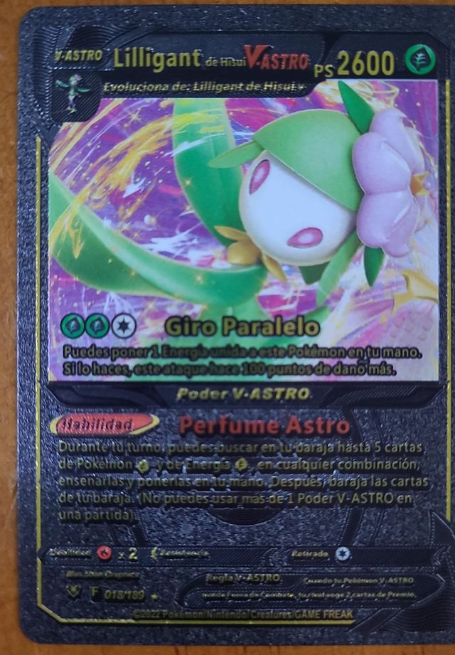 Carta Pokémon Lilligant de Hisui V-ASTRO