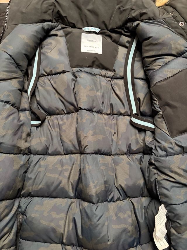 Cappotto nero Bershka donna - Taglia XS